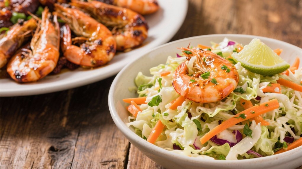 crisp coleslaw with lime