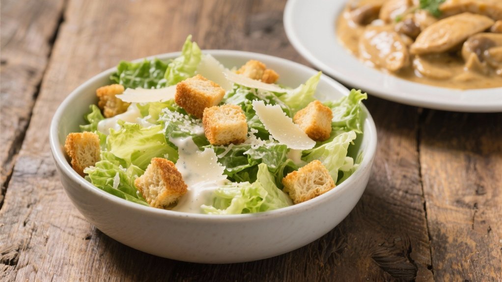 crisp contrast enhances meals