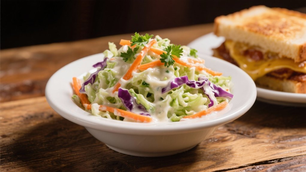 crisp creamy coleslaw balance