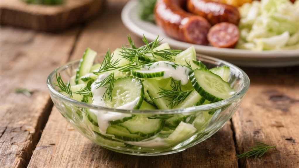crisp cucumber dill salad