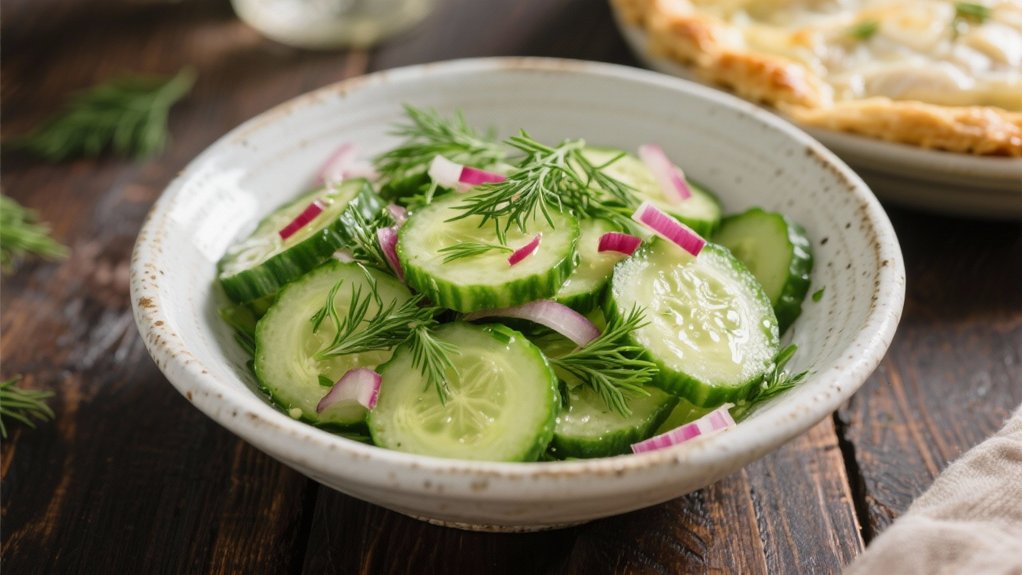 crisp cucumber dill salad