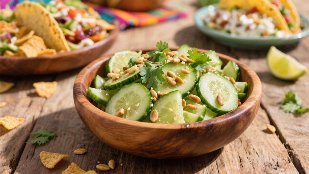 crisp refreshing cucumber salad