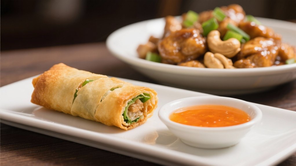 crisp refreshing spring rolls