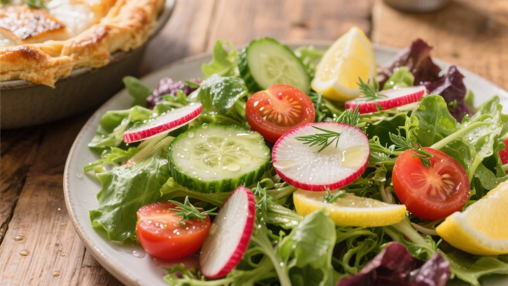 crisp salad with citrus