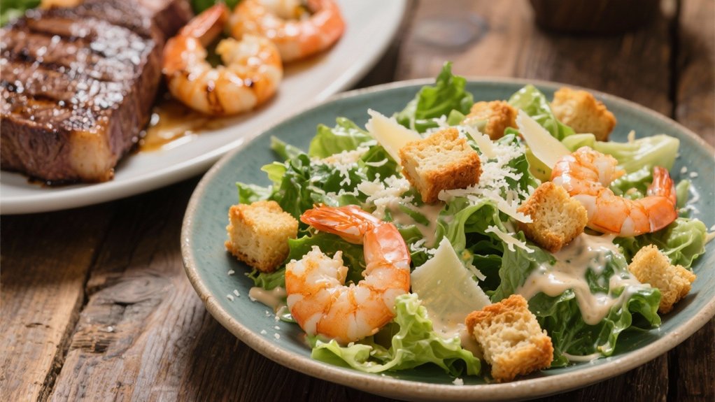 crisp tangy caesar salad
