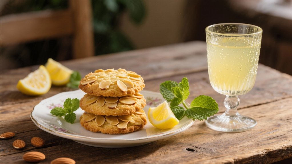 crispy almond cookies pairing