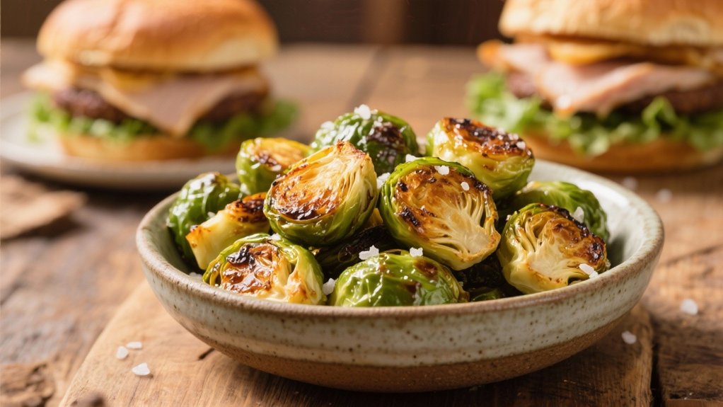 crispy caramelized brussels sprouts