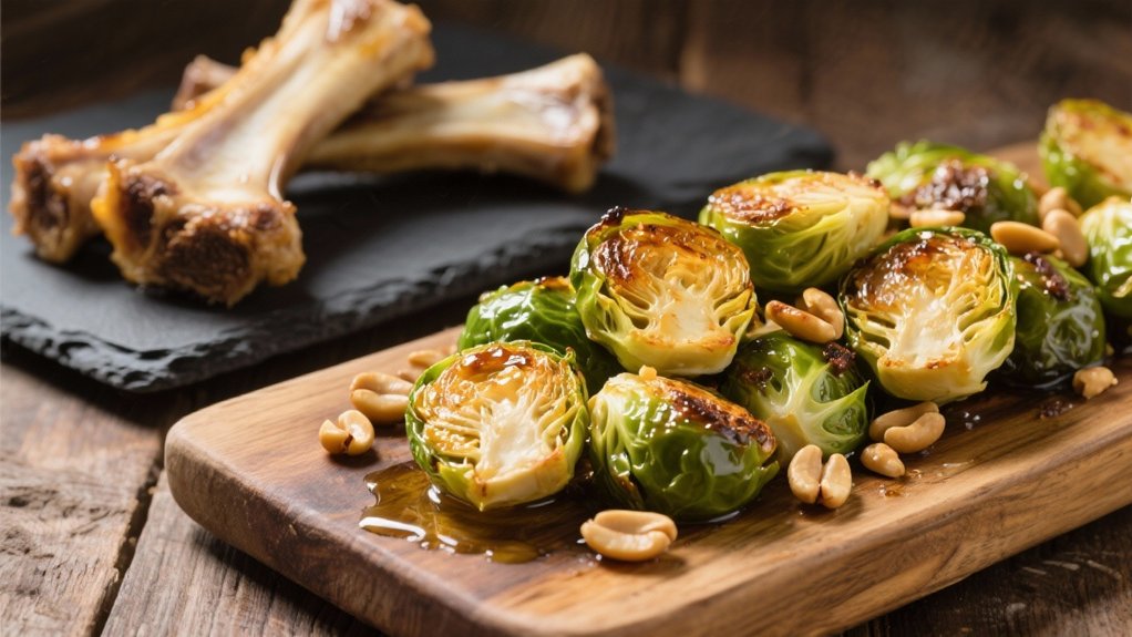 crispy caramelized brussels sprouts