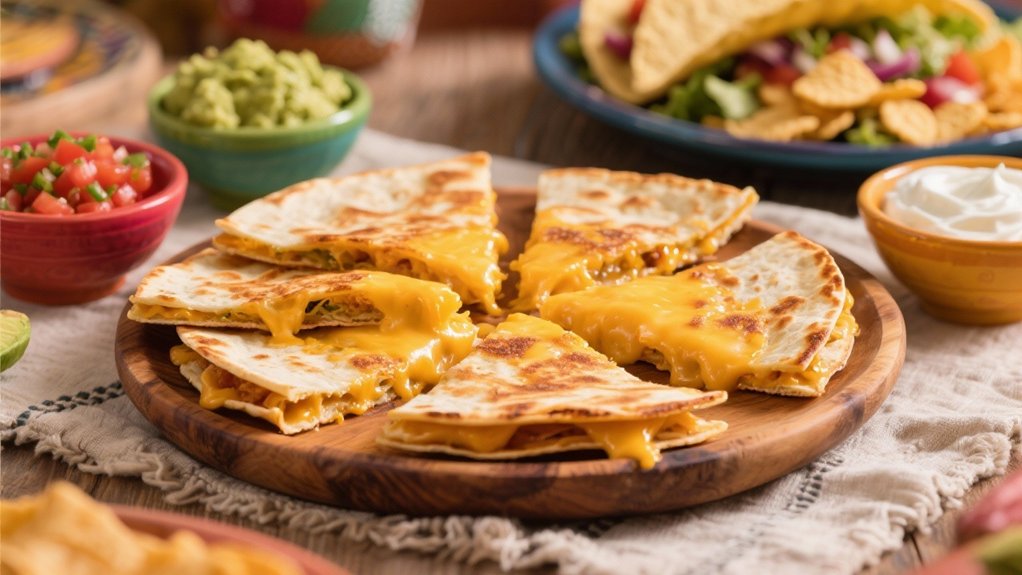 crispy cheese quesadilla perfection
