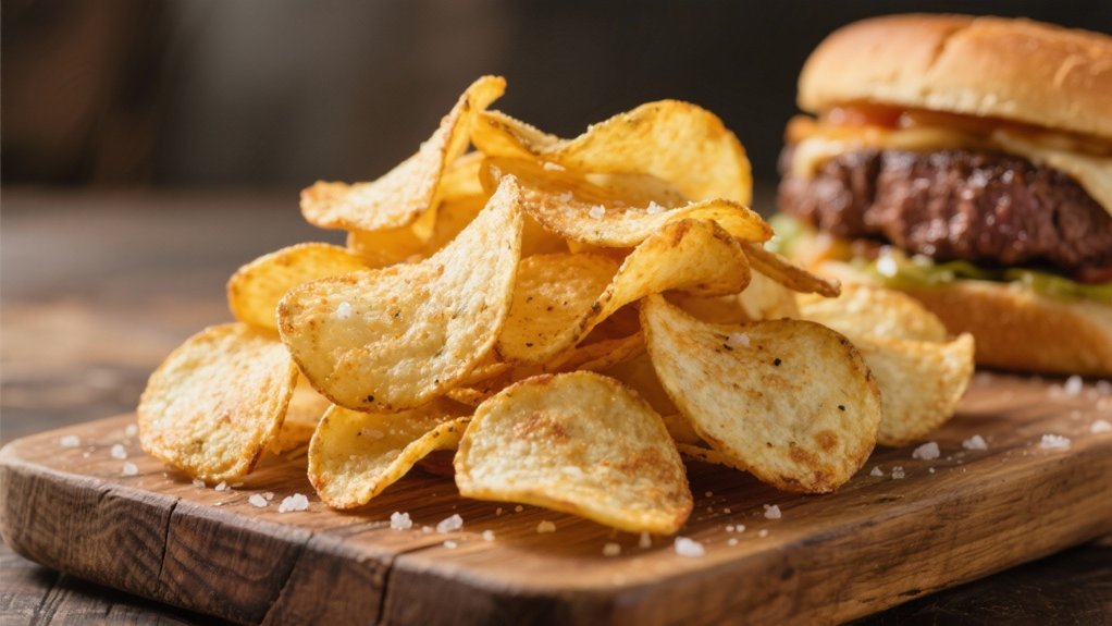 crispy chips enhance sandwiches