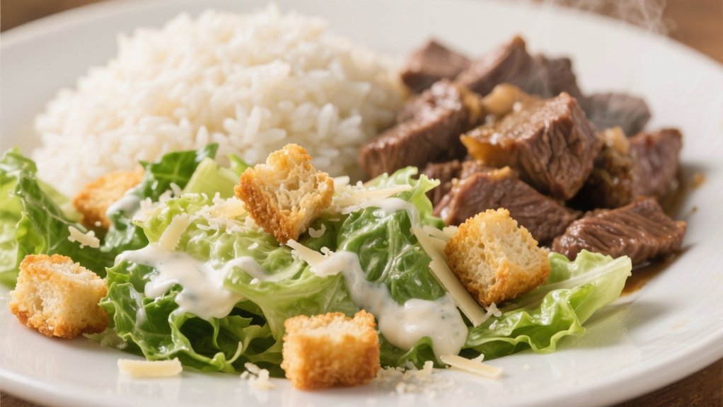 crispy croutons fresh flavors