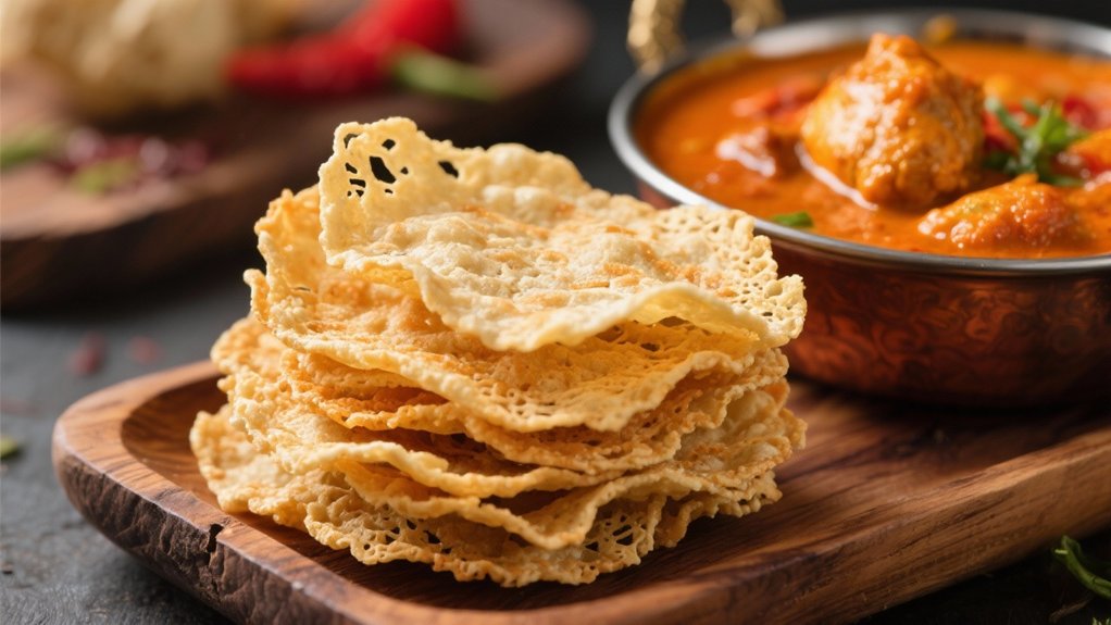 crispy flavorful indian crackers
