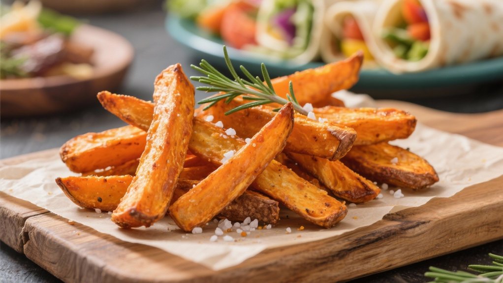 crispy flavorful sweet potato fries