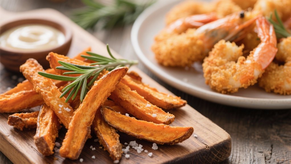 crispy flavorful sweet potato fries