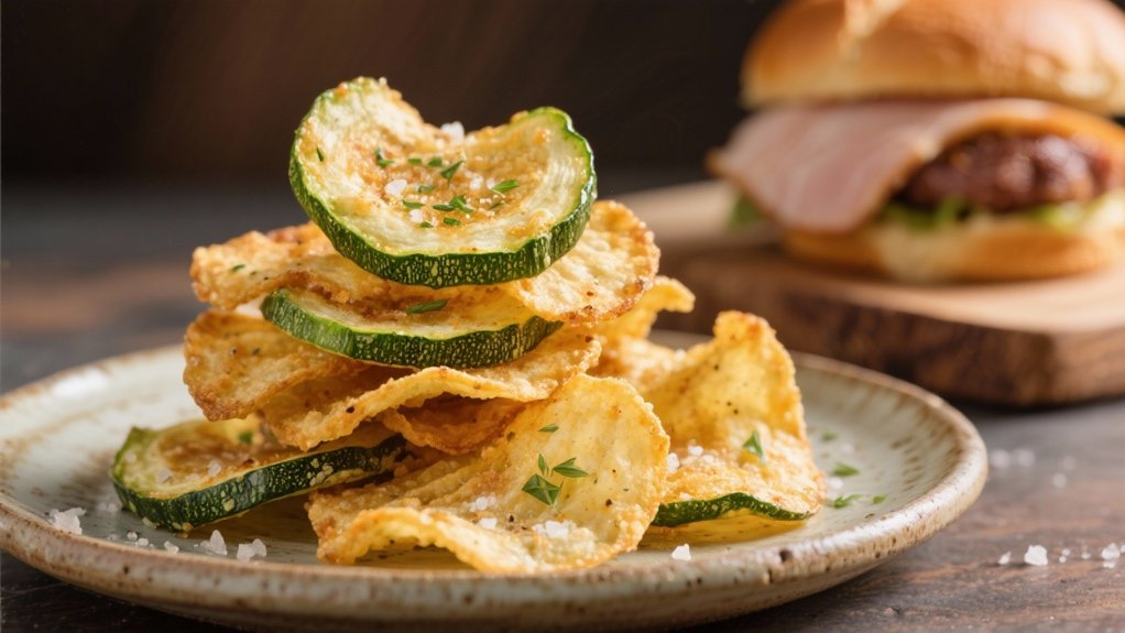 crispy healthy zucchini chips