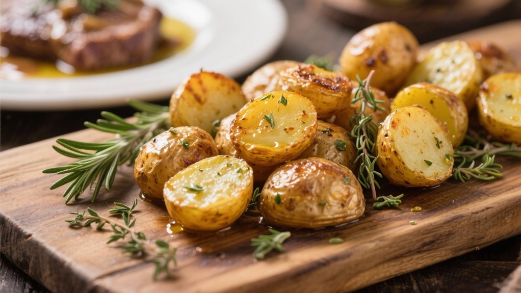 crispy herb coated potato goodness