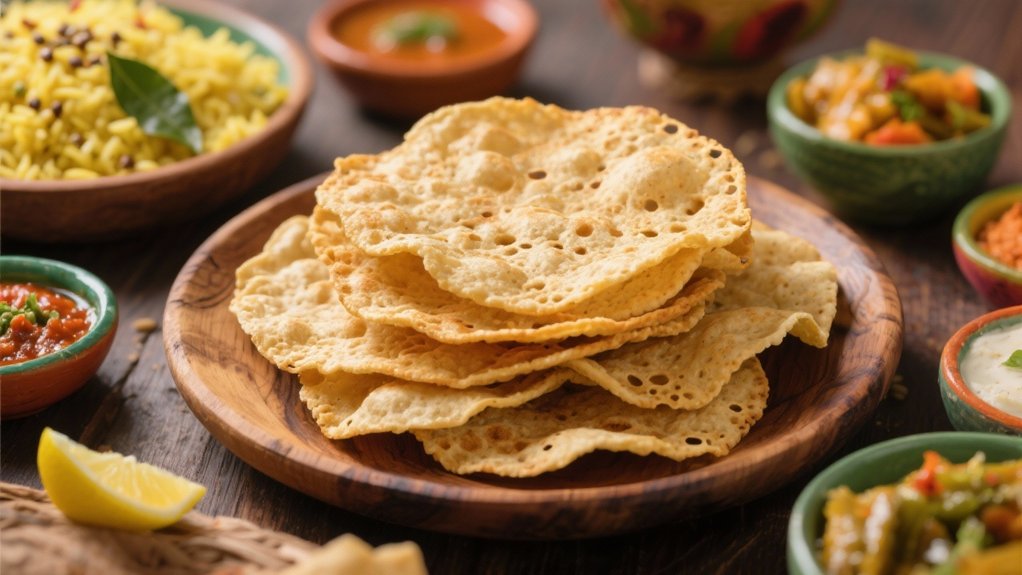 crispy lentil wafers delight