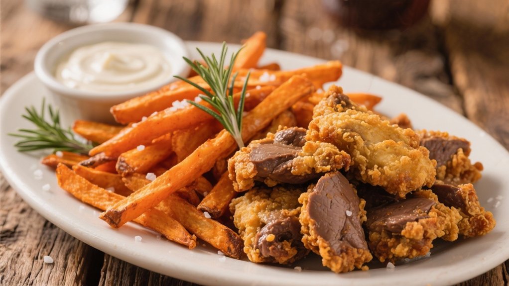 crispy nutritious sweet potato fries