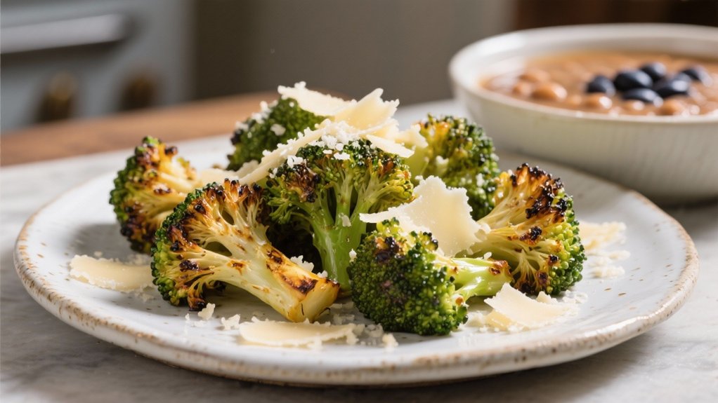 crispy parmesan roasted broccoli