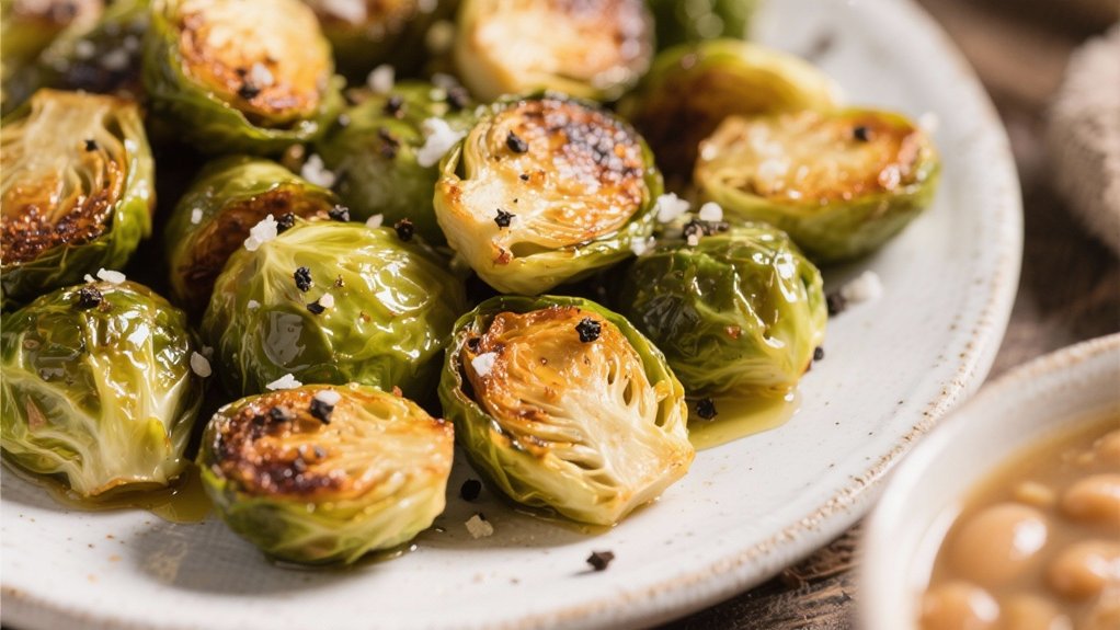 crispy roasted brussels sprouts