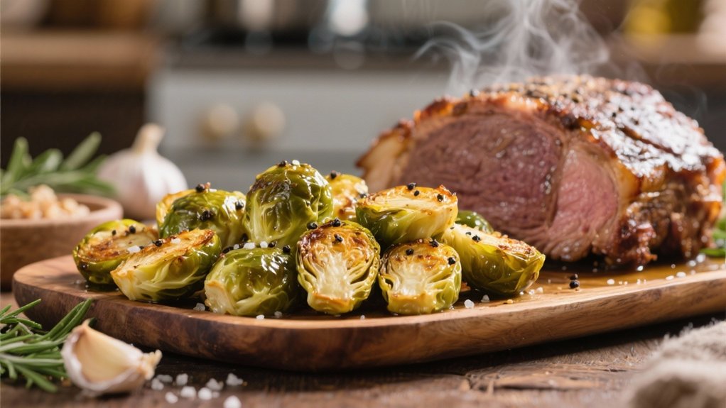 crispy roasted brussels sprouts