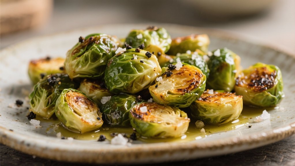 crispy roasted brussels sprouts