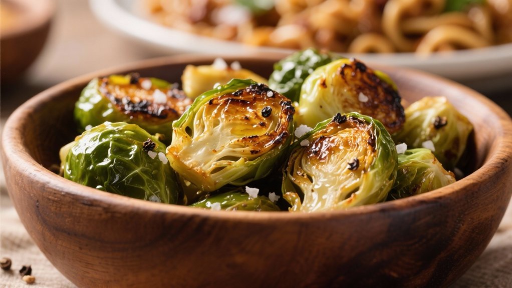 crispy roasted brussels sprouts