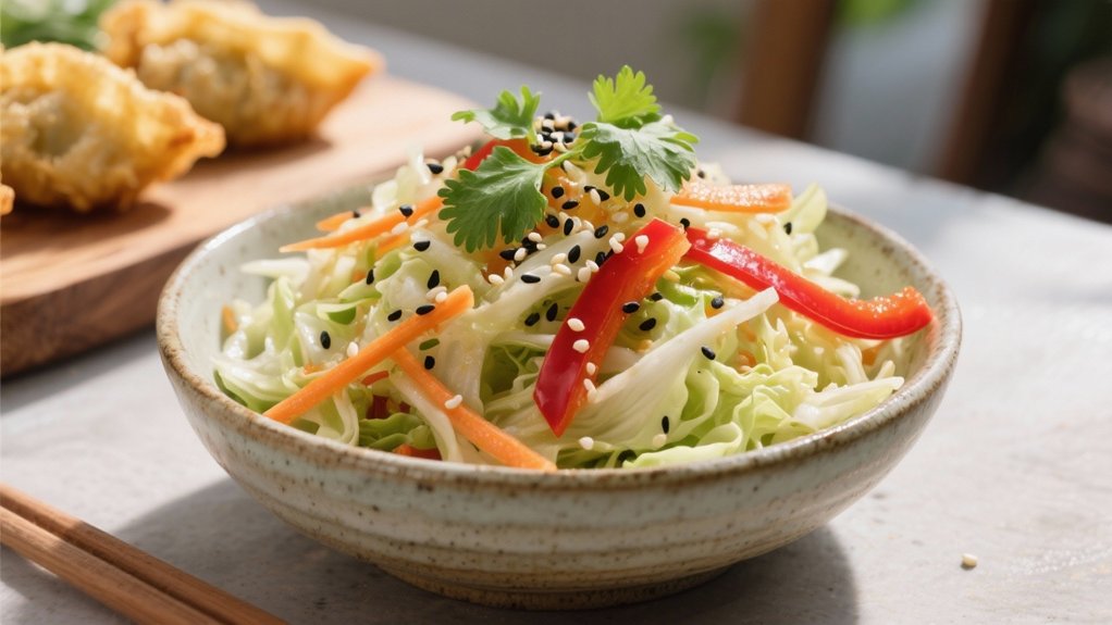 crispy slaw complements appetizers