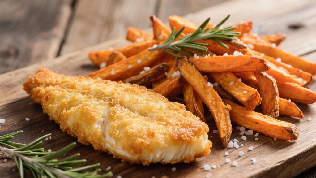 crispy sweet flavorful fries