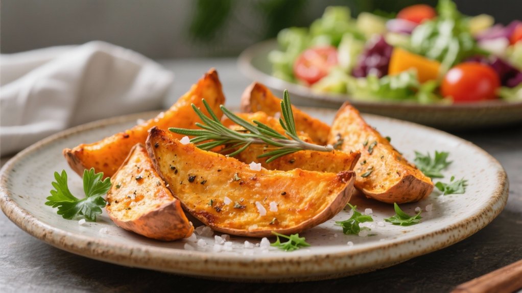crispy sweet golden wedges
