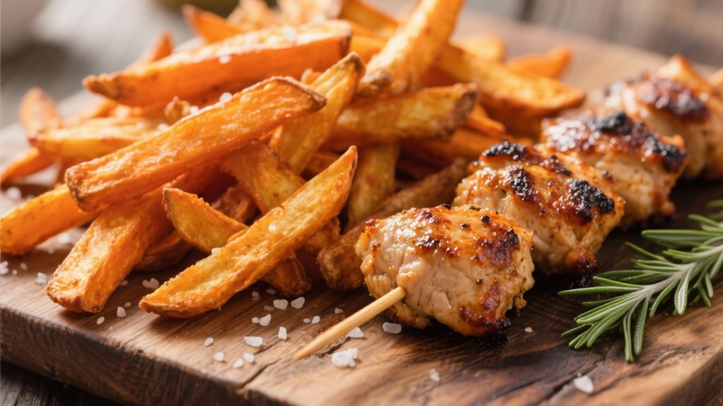 crispy sweet potato fries