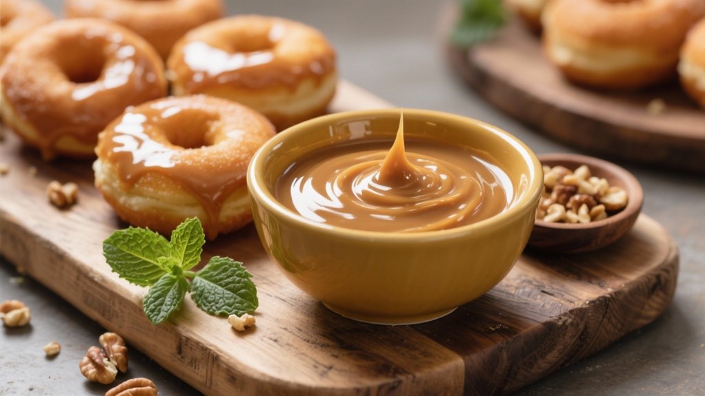 decadent donut caramel indulgence