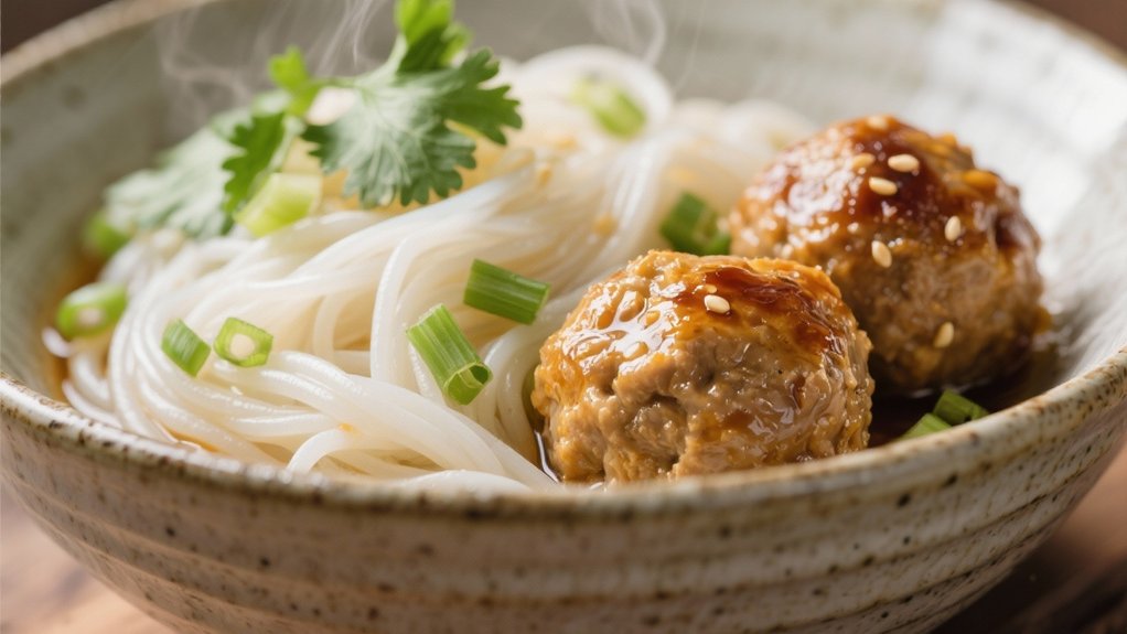 delicate flavorful rice noodles