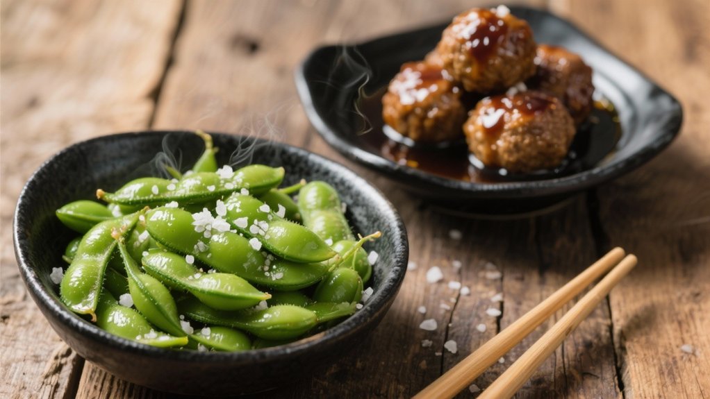 edamame crunchy colorful side