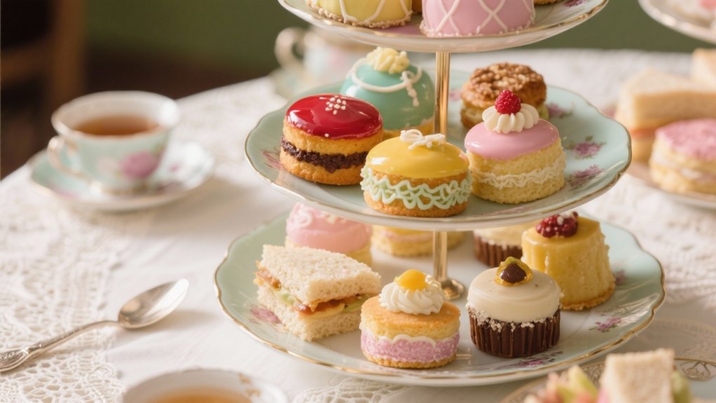 elegant assorted tea treats