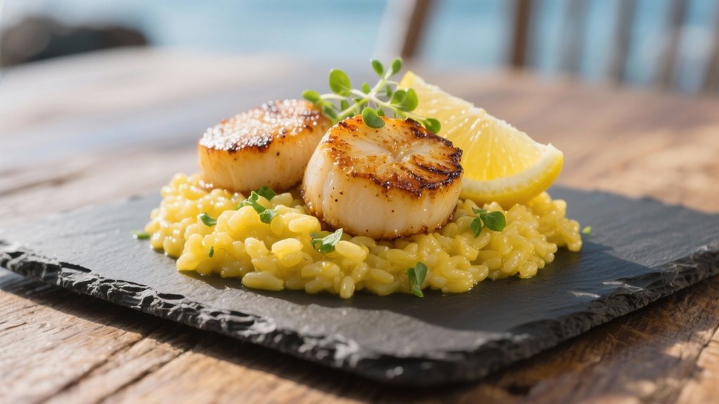 elegant creamy lemon risotto