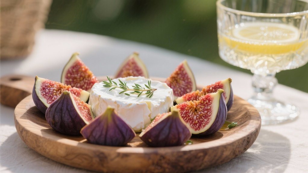 elegant figs goat cheese