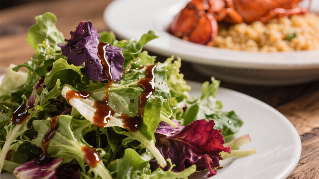 elegant greens with balsamic