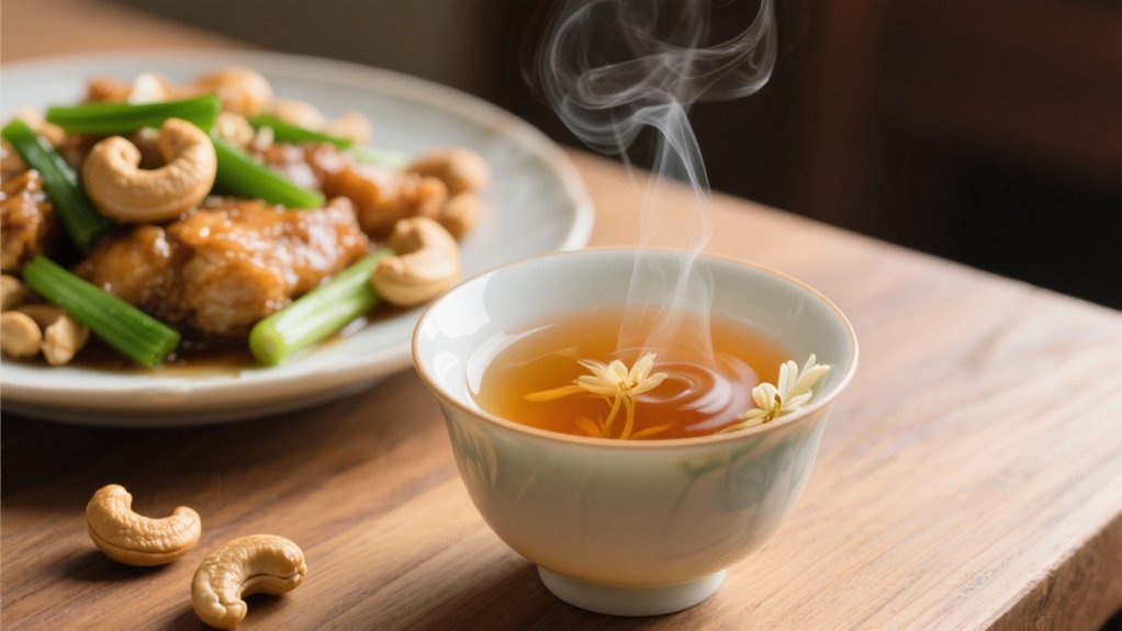 elegant jasmine tea pairing