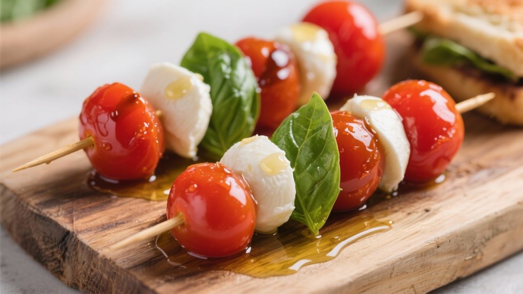 elegant mediterranean flavor skewers