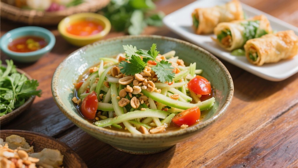 flavorful textural balance salad