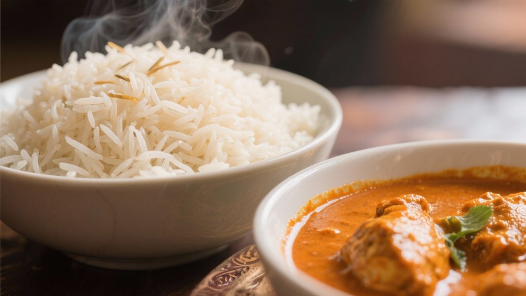 fluffy aromatic basmati rice