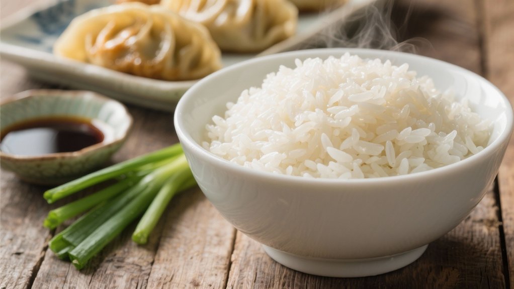 fluffy aromatic jasmine rice