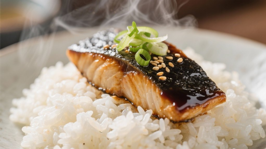 fluffy aromatic jasmine rice