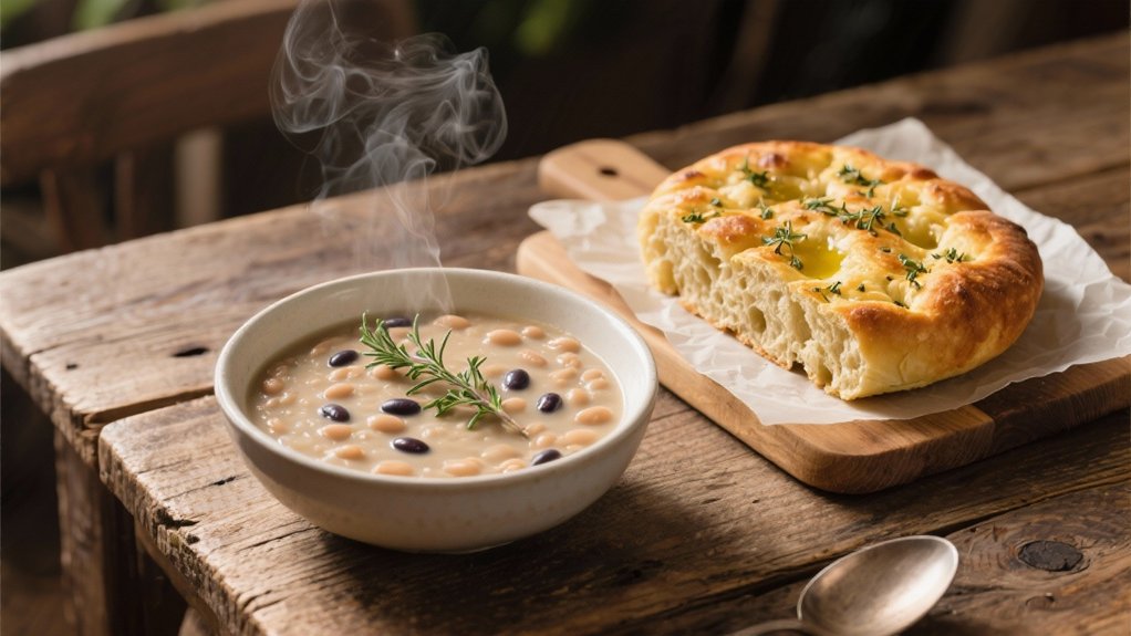 focaccia bread elevates soup