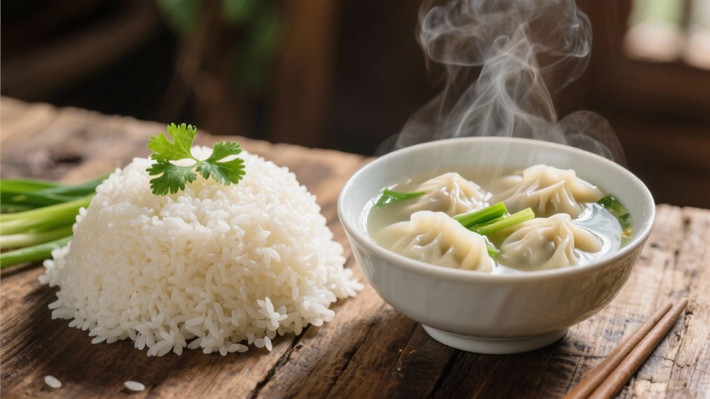 fragrant rice enhances soup