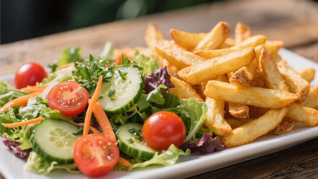 fresh crisp garden salad