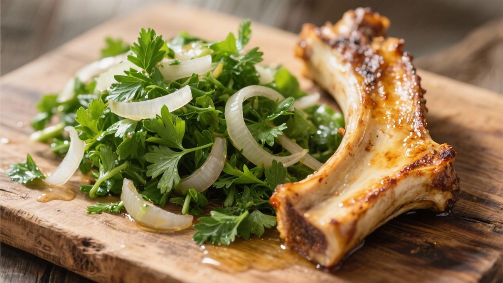 fresh parsley shallot salad