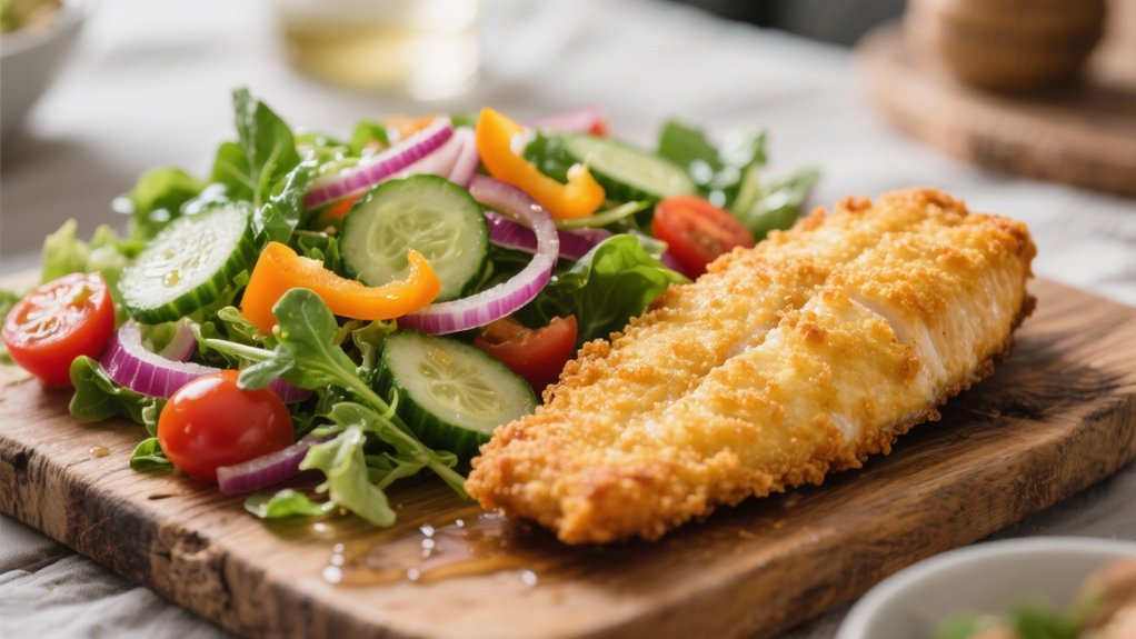 fresh vibrant garden salad