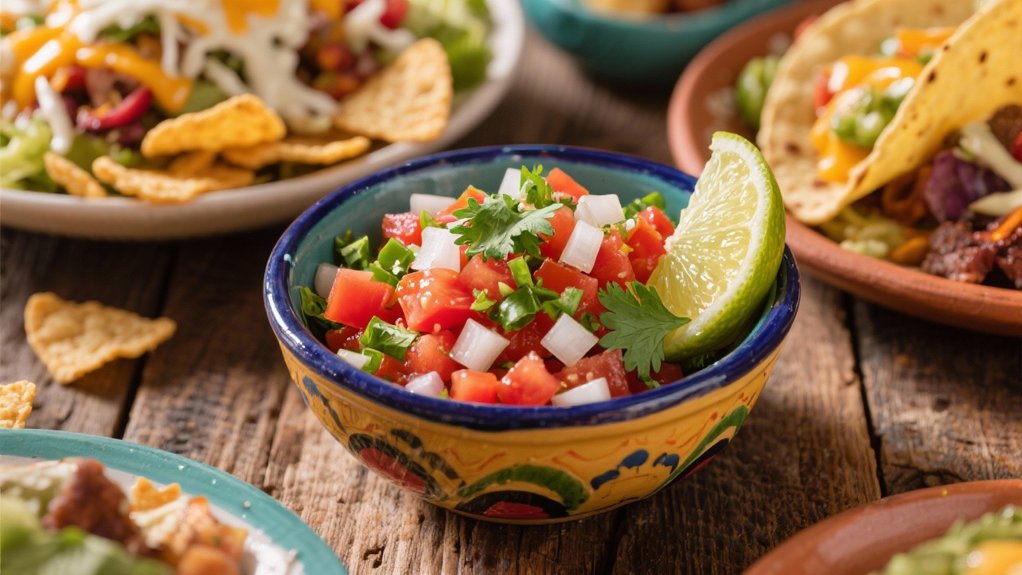 fresh vibrant salsa blend